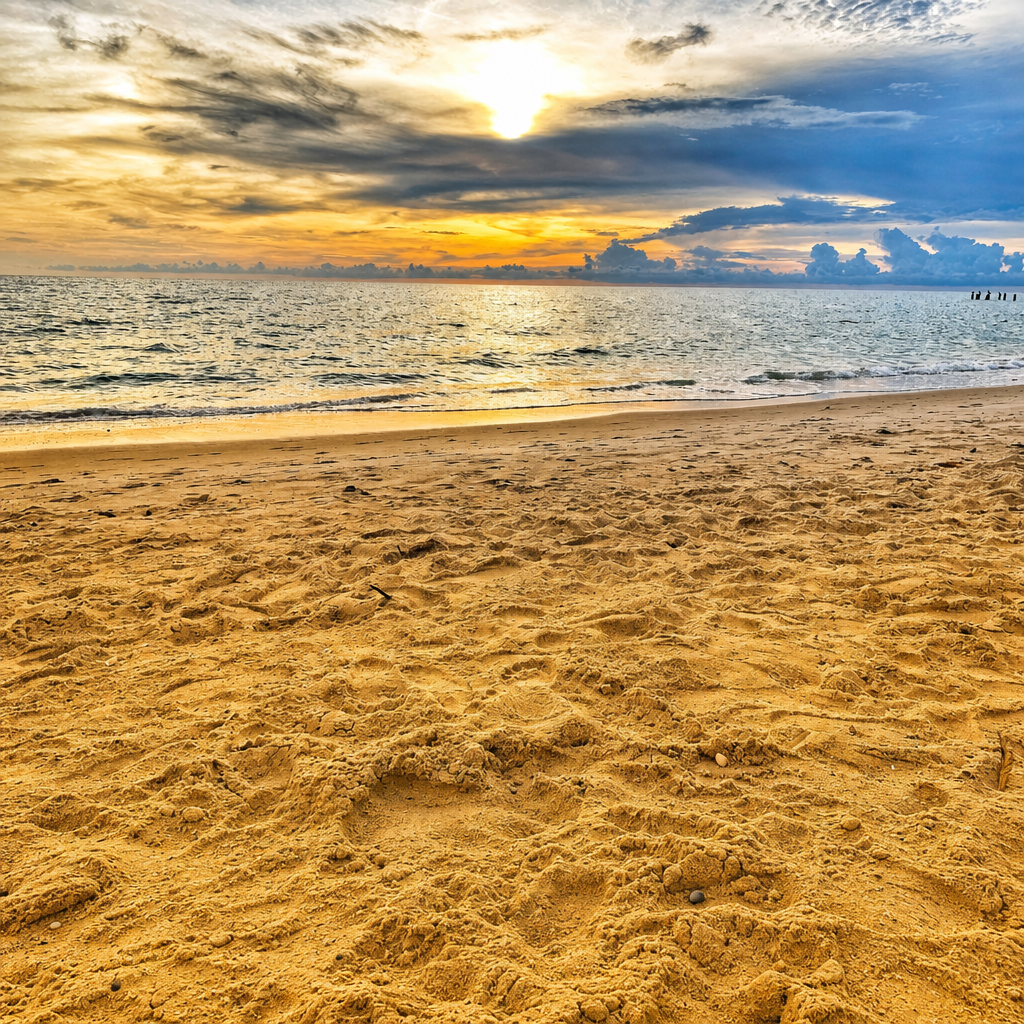 Sunset over the Gulf of Mexico in Naples, Florida